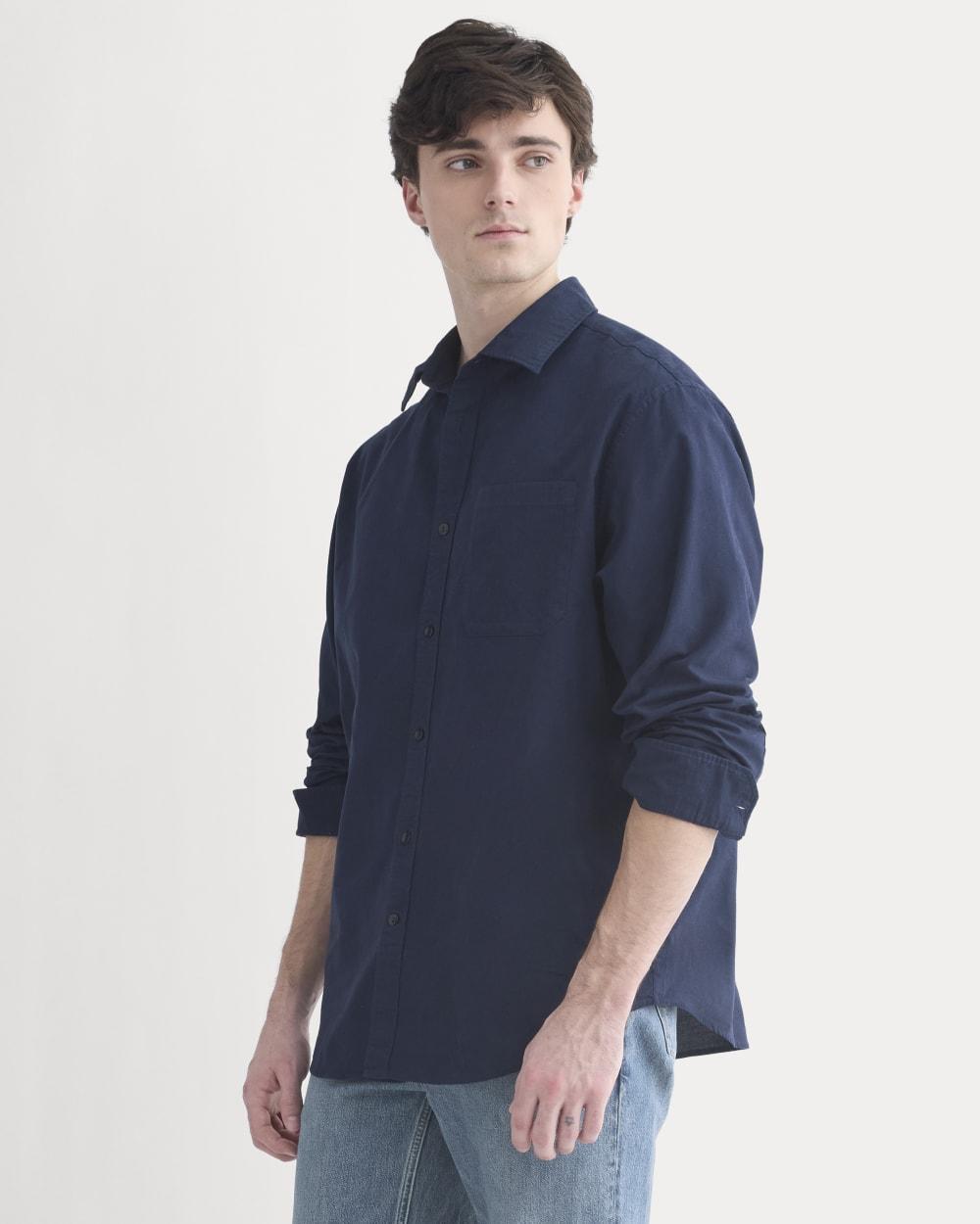 Lightweight Oversized Oxford | Navy by EVERLANE