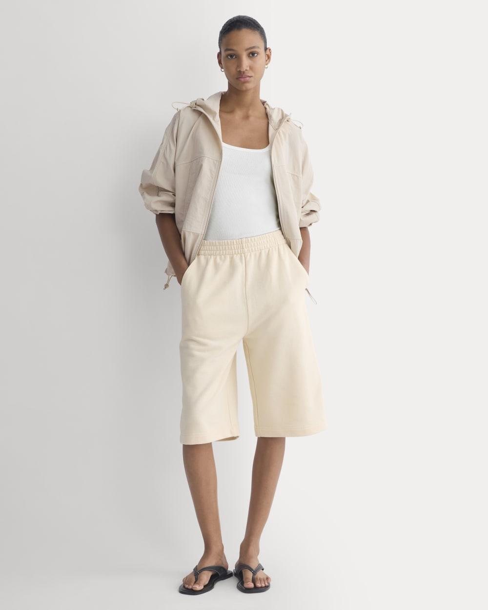 Lightweight Terry Long Shorts | Parchment by EVERLANE