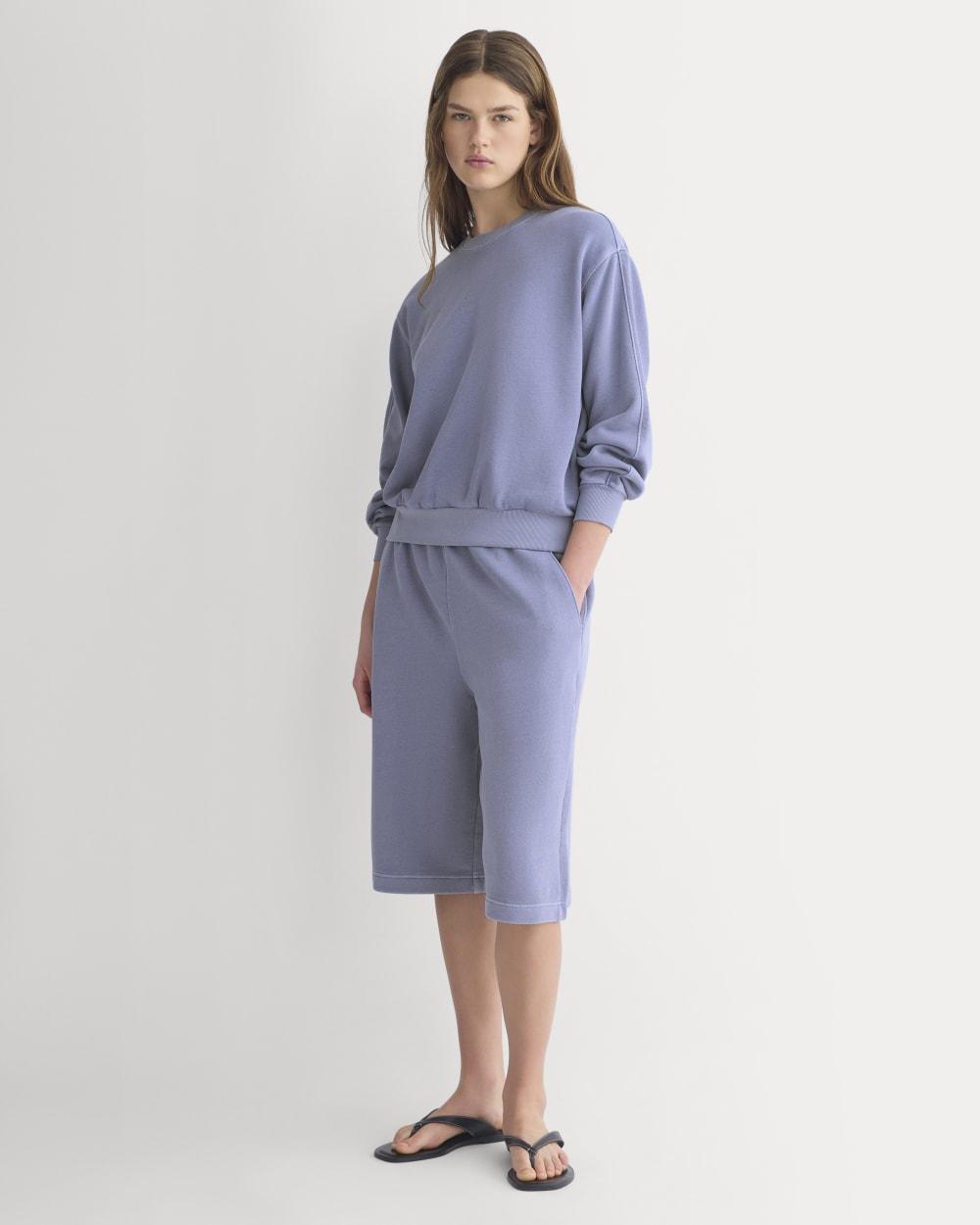 Lightweight Terry Long Shorts | Velvet Morning Garment Dye by EVERLANE