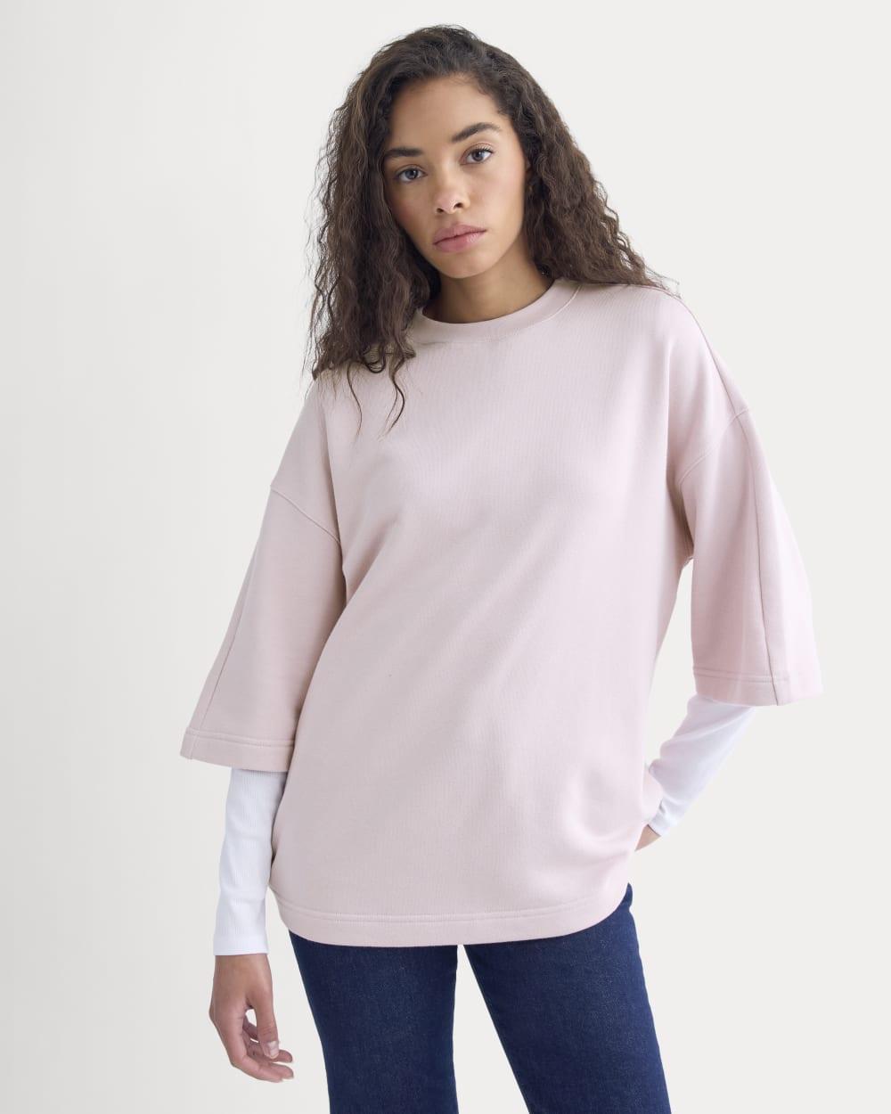 Lightweight Terry Oversized Tee | Burnished Lilac by EVERLANE