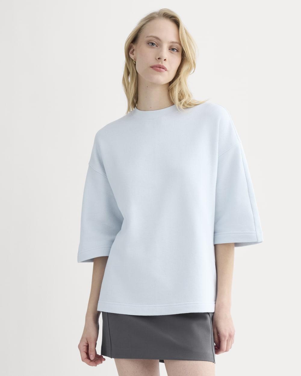 Lightweight Terry Oversized Tee | Skywriting by EVERLANE
