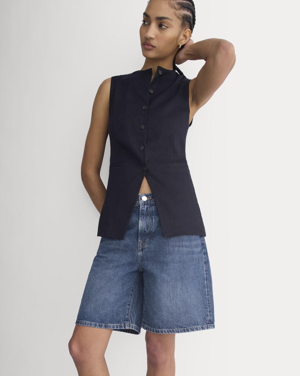 Loose Jean Short | Dark Wash by EVERLANE