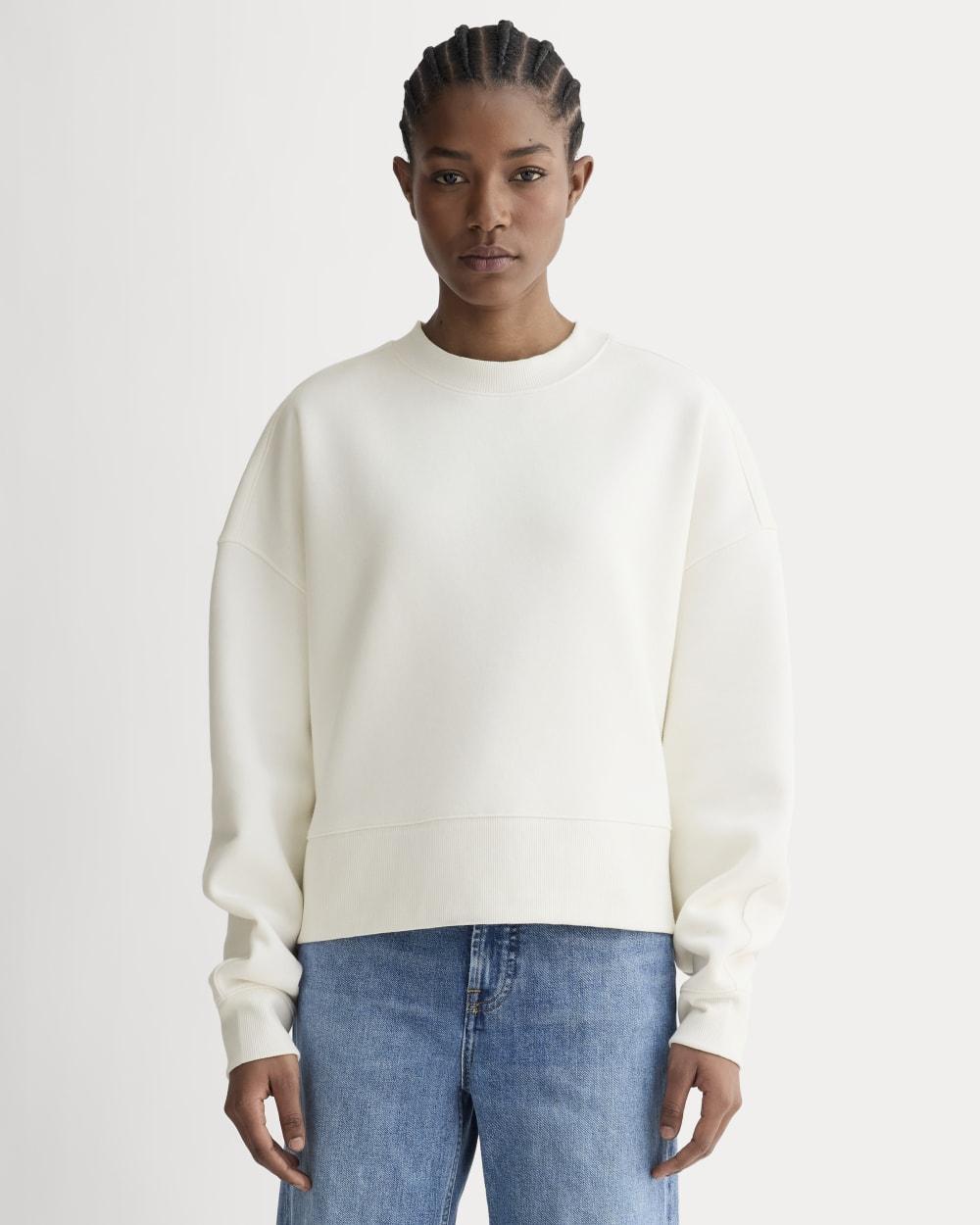 Luxe Fleece Sweatshirt | Bone by EVERLANE