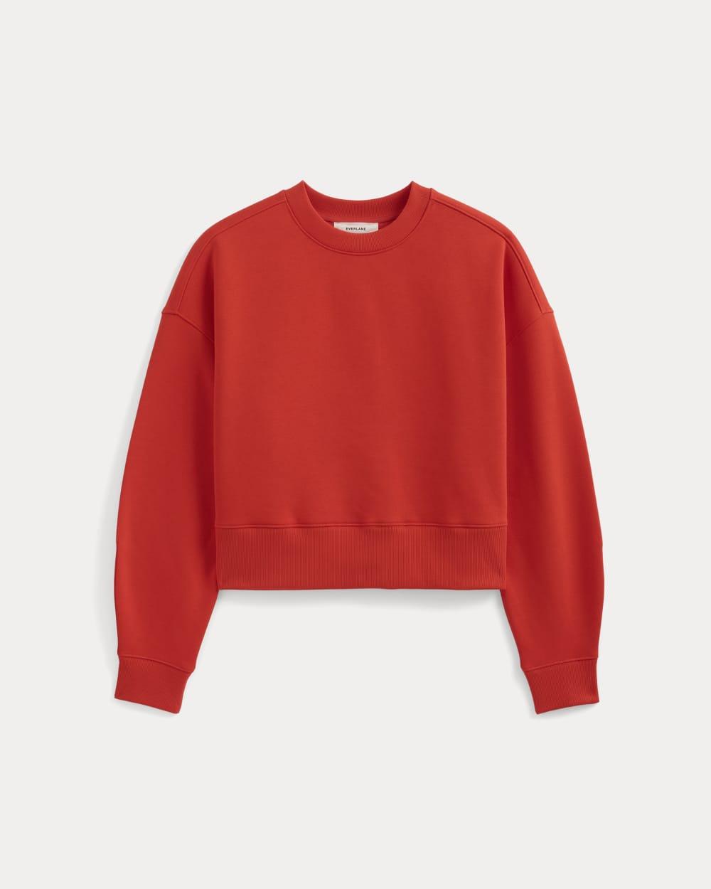 Luxe Fleece Sweatshirt | Fiery Red by EVERLANE