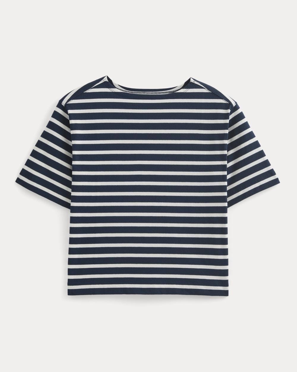 Mariner Tee | Navy / Bone by EVERLANE
