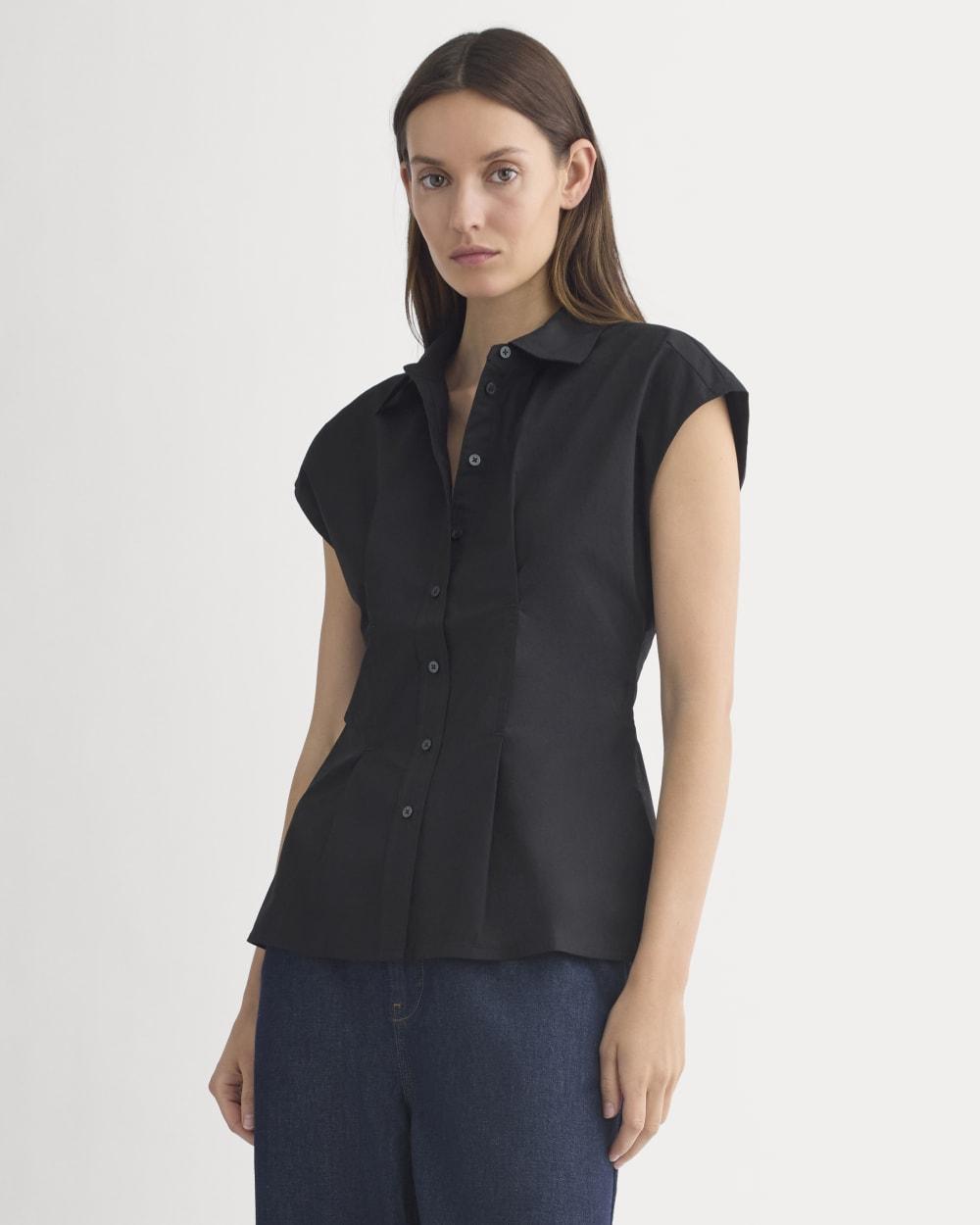 Muscle Shirt in Lightweight Cotton | Black by EVERLANE