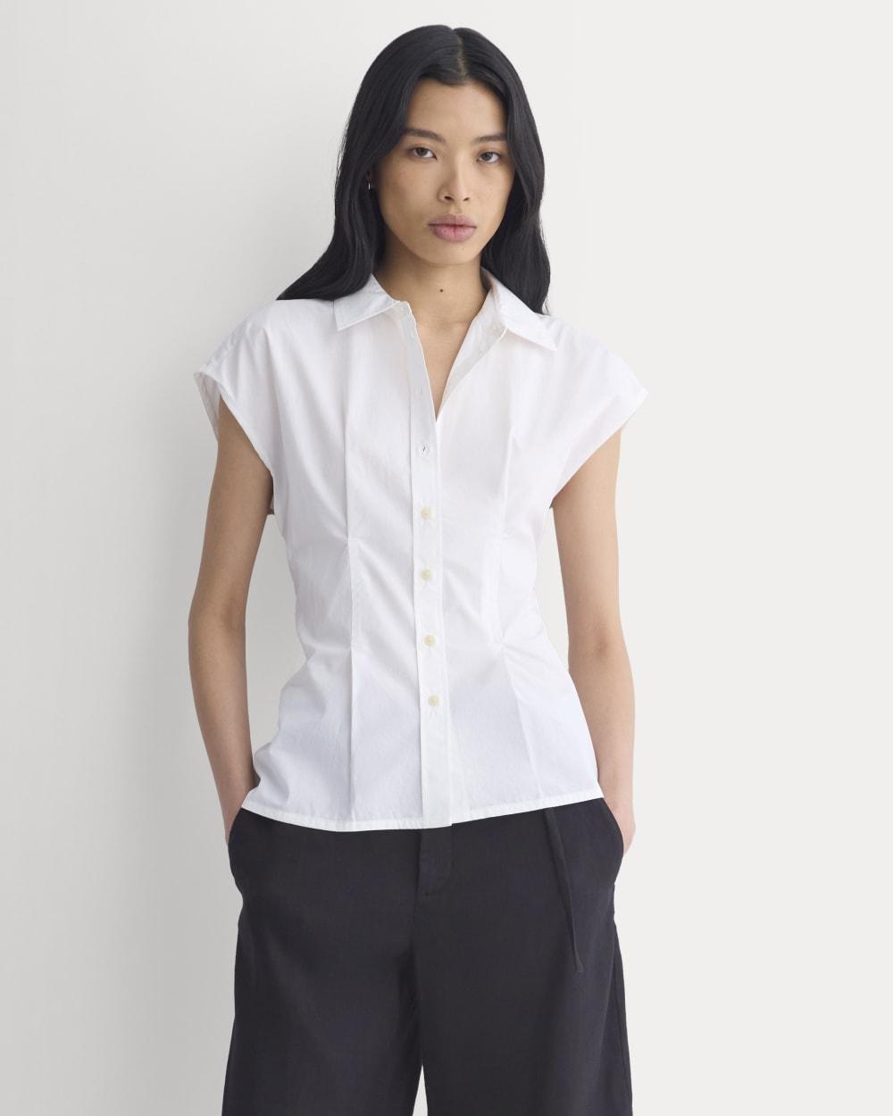 Muscle Shirt in Lightweight Cotton | White by EVERLANE