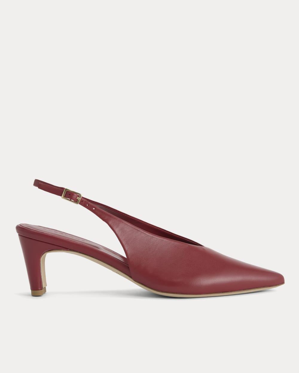Pointed-Toe Slingback Heel | Rouge by EVERLANE
