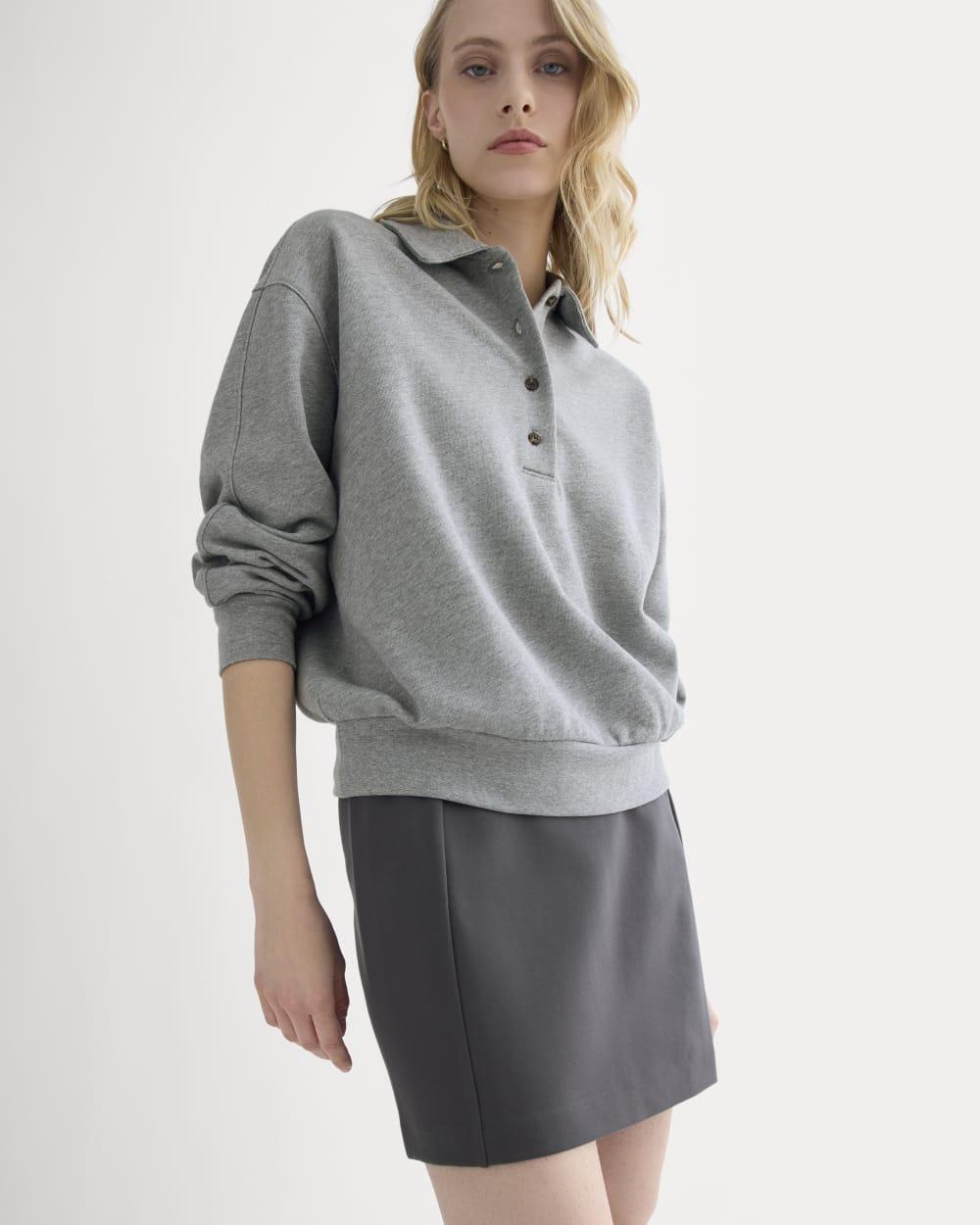 Ponte Mini Skirt | Graphite by EVERLANE