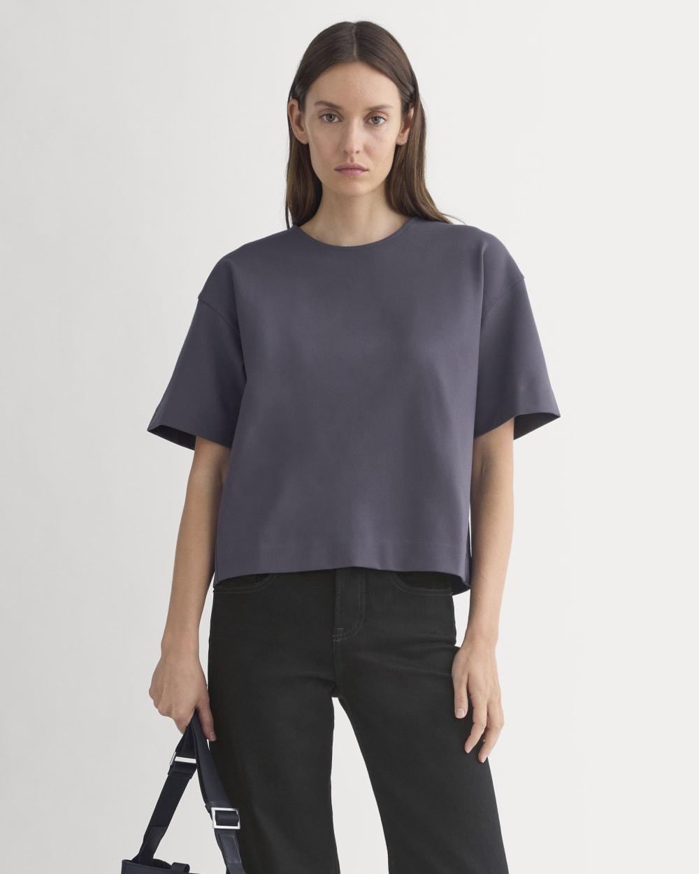 Ponte Oversized Tee | Graphite by EVERLANE Ponte Oversized Tee | Graphite by EVERLANE