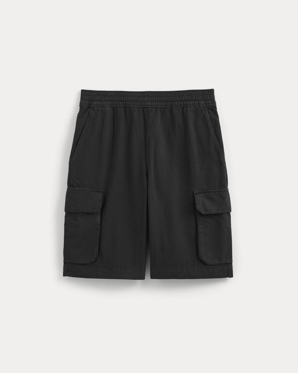 Pull-On Cargo Short | Black by EVERLANE