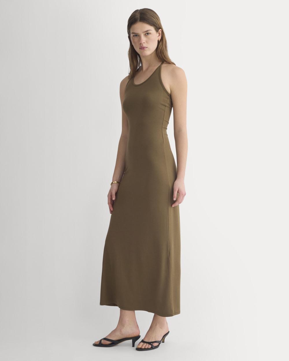 Racerback Maxi Knit Dress | Beech by EVERLANE