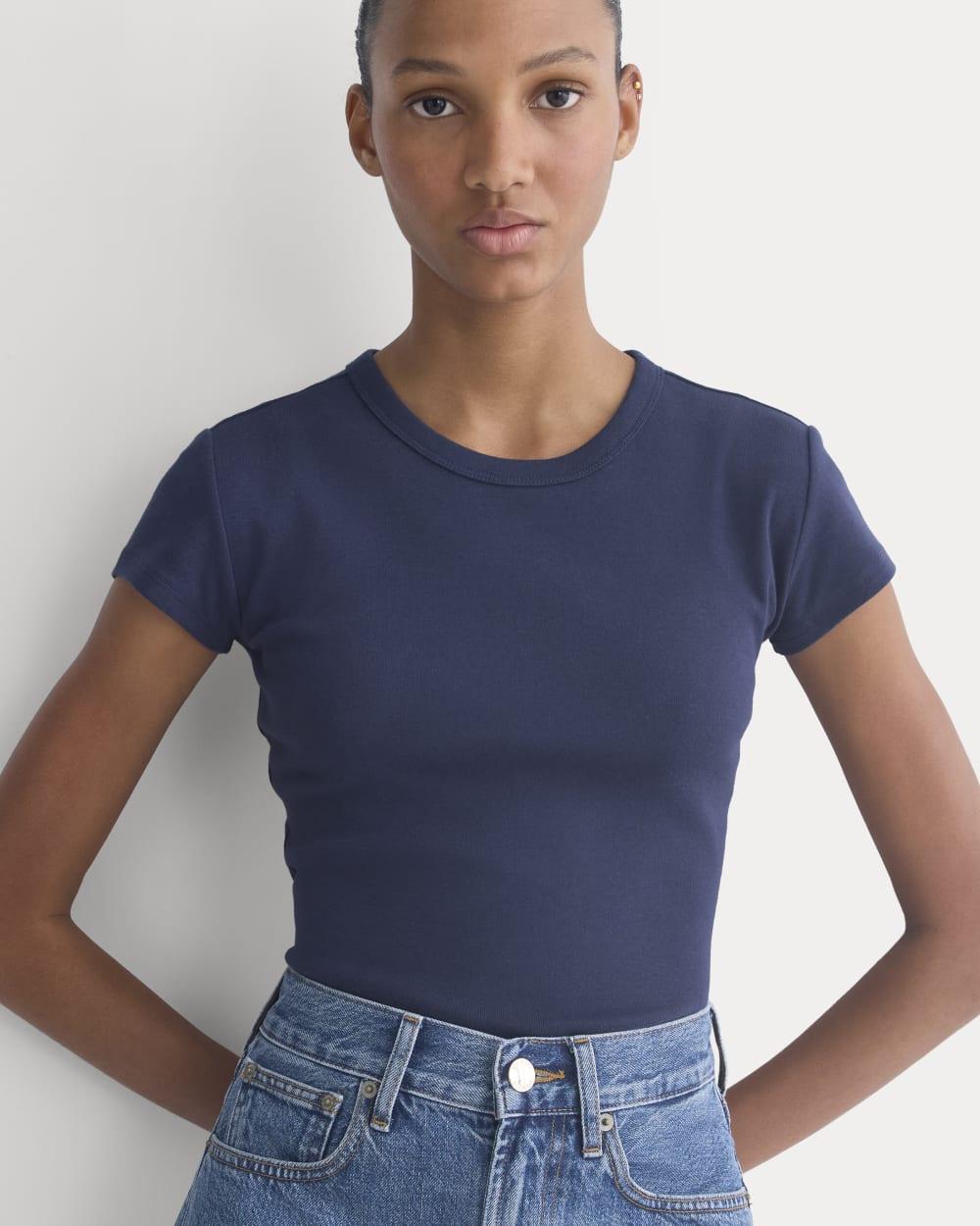 RetroSoft Cotton Crew | Navy by EVERLANE