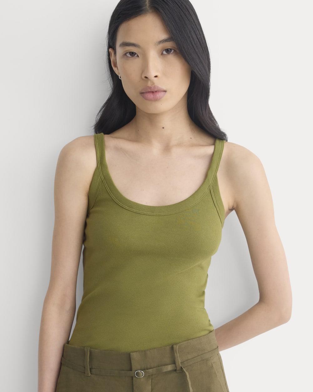Soft Stretch U-Neck Tank | Mayfly by EVERLANE