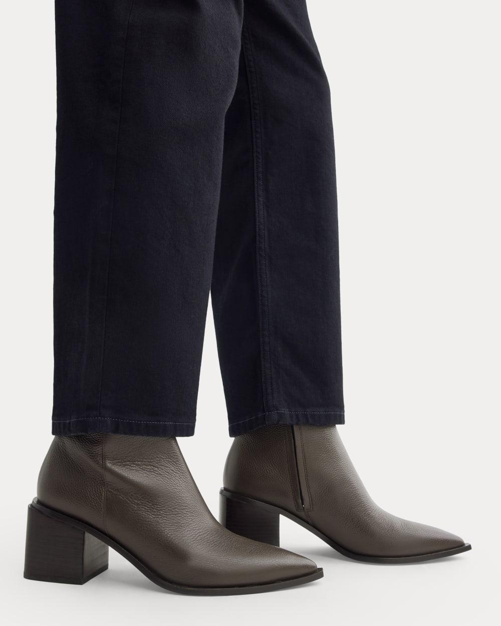 Studio Block Heel Boot | Brown by EVERLANE