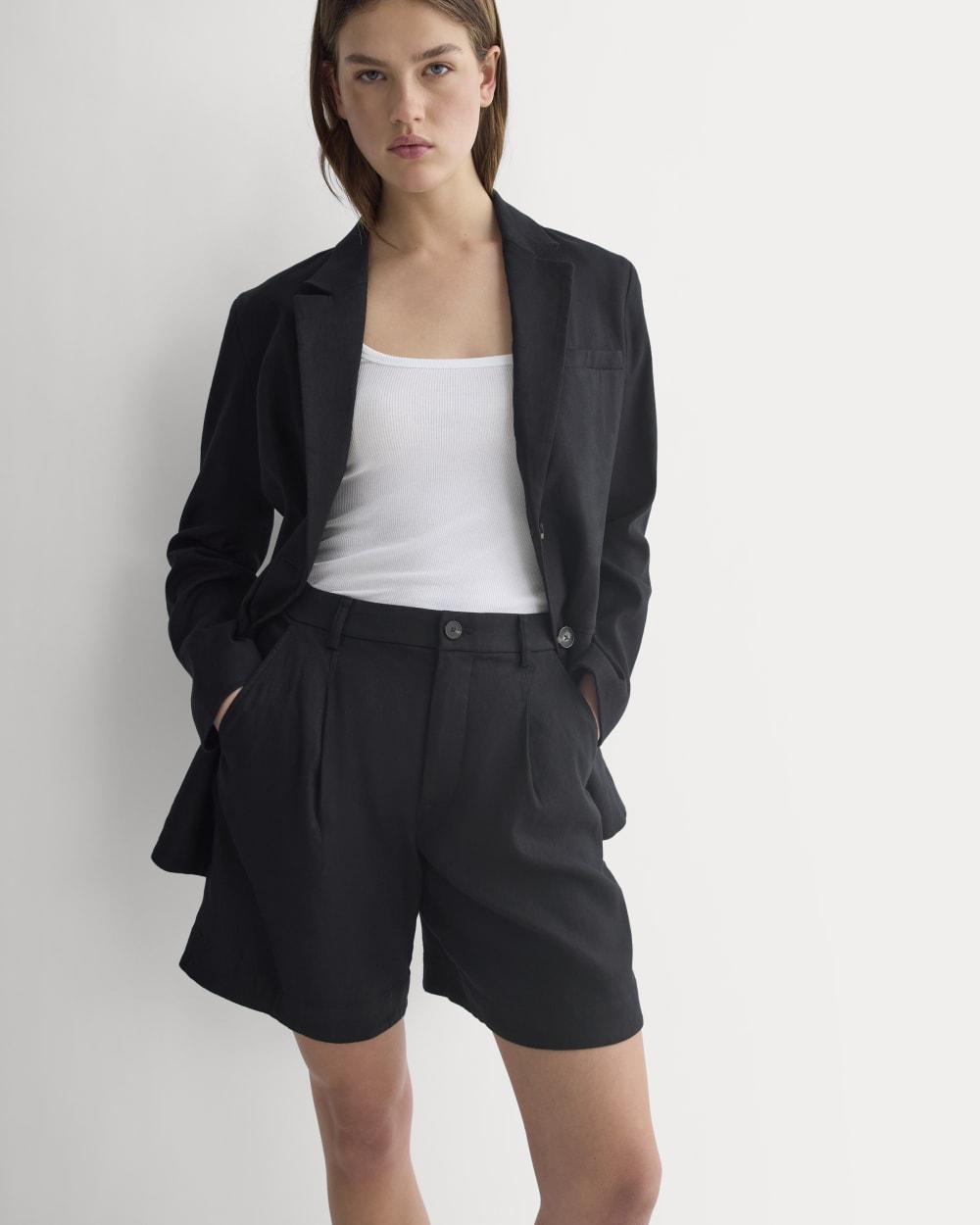 Tailored A-Line Short | Black by EVERLANE