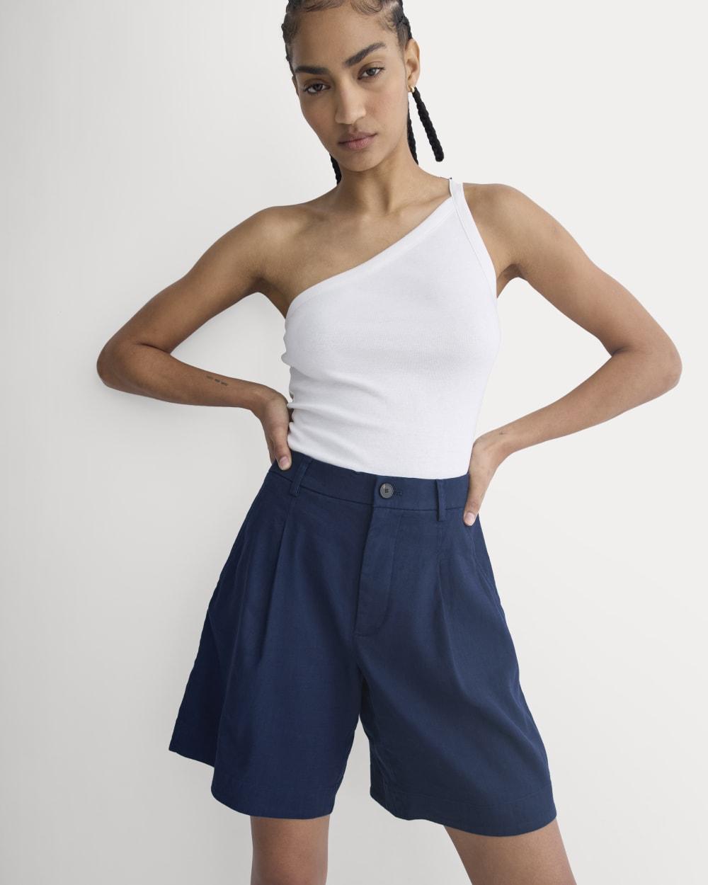 Tailored A-Line Short | Navy by EVERLANE