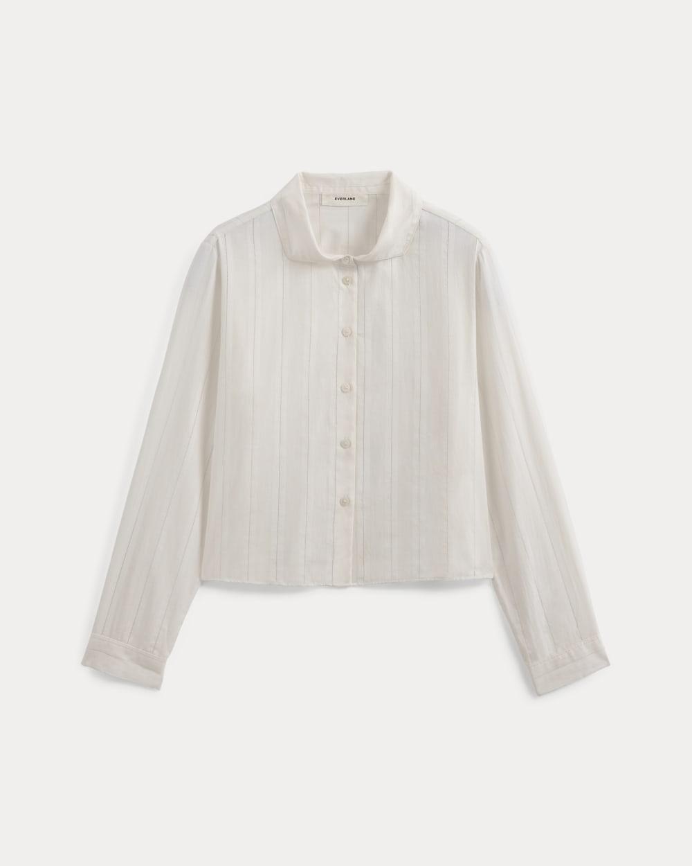 Textured Mini Collar Shirt | Bone by EVERLANE