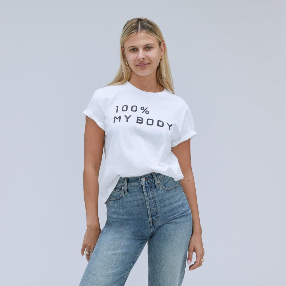 The 100% My Body Crew | White by EVERLANE