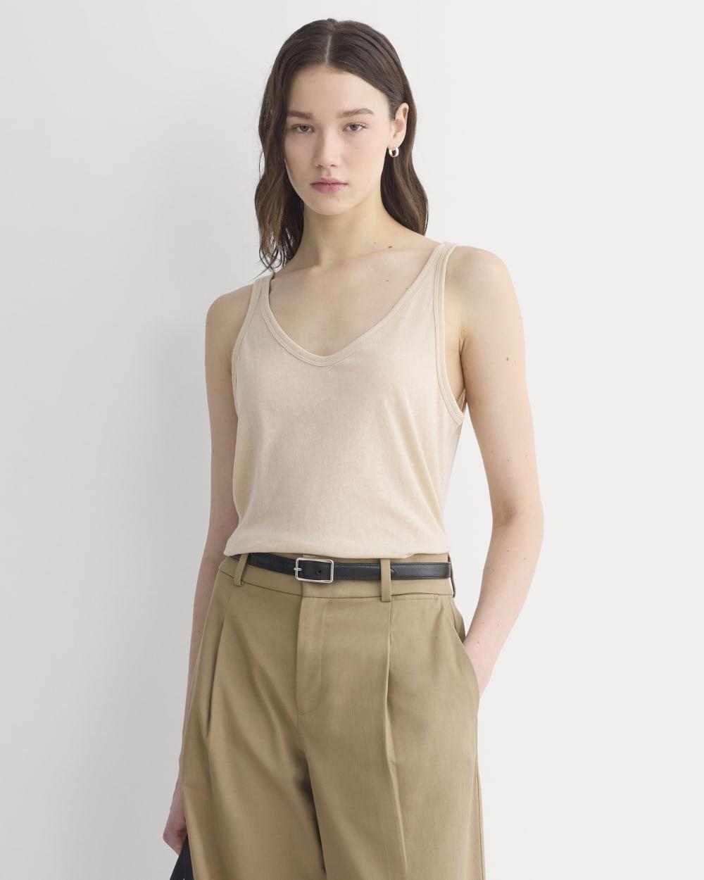 The Air Cami | Peyote by EVERLANE