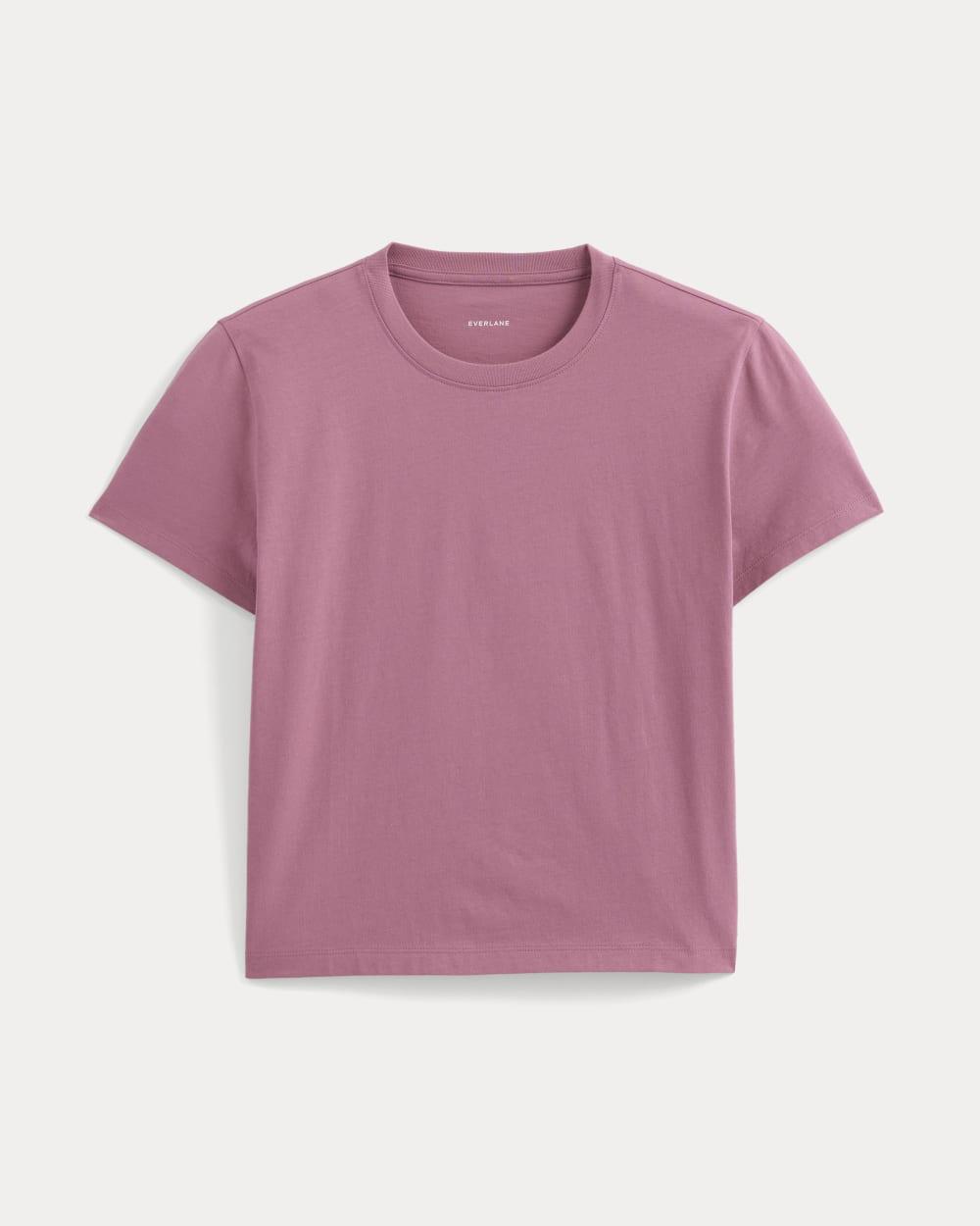 The Box-Cut Tee in Essential Cotton | Heather Rose | No Pocket by EVERLANE