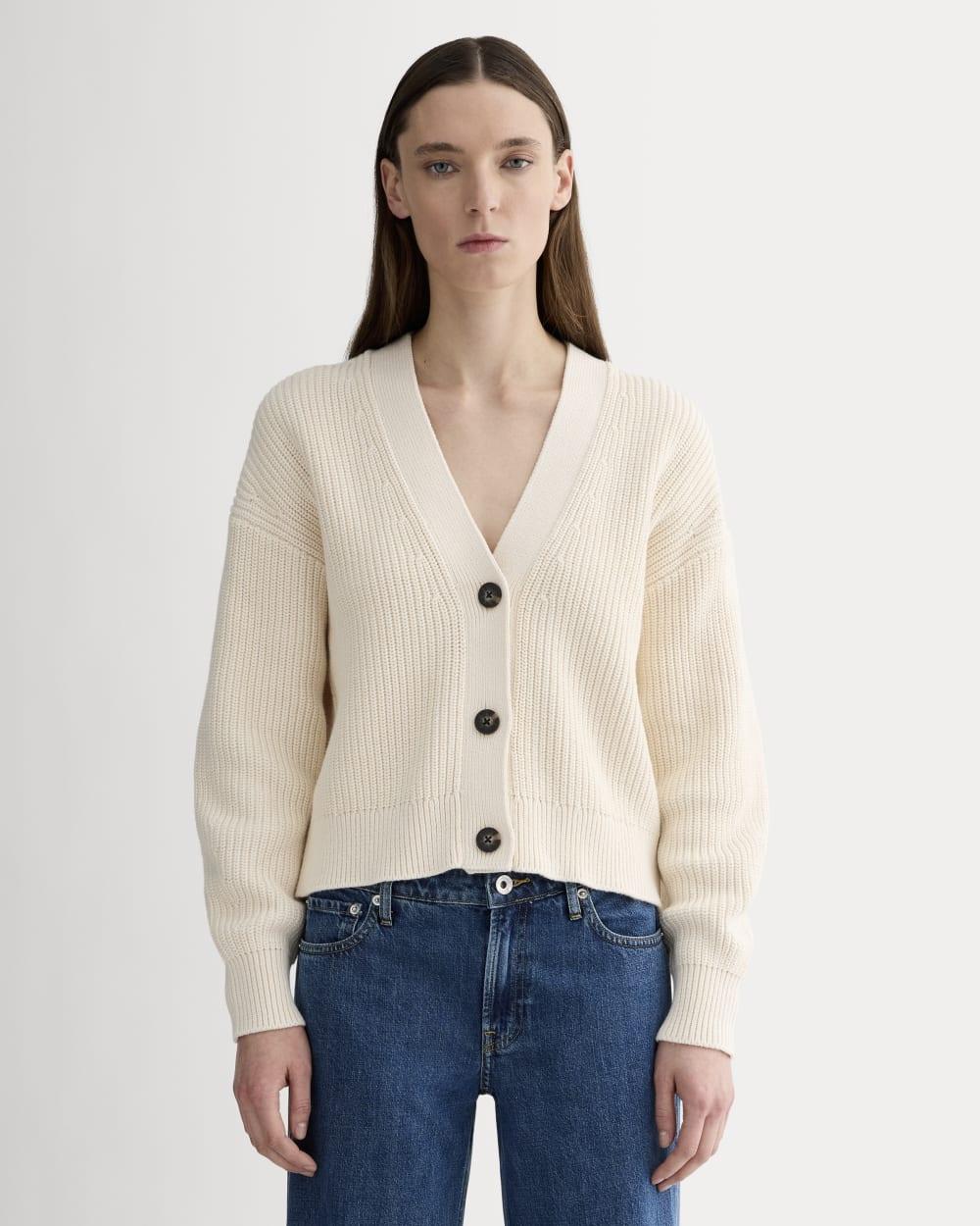 The Boxy Cardigan in Everyday Cotton | Canvas by EVERLANE