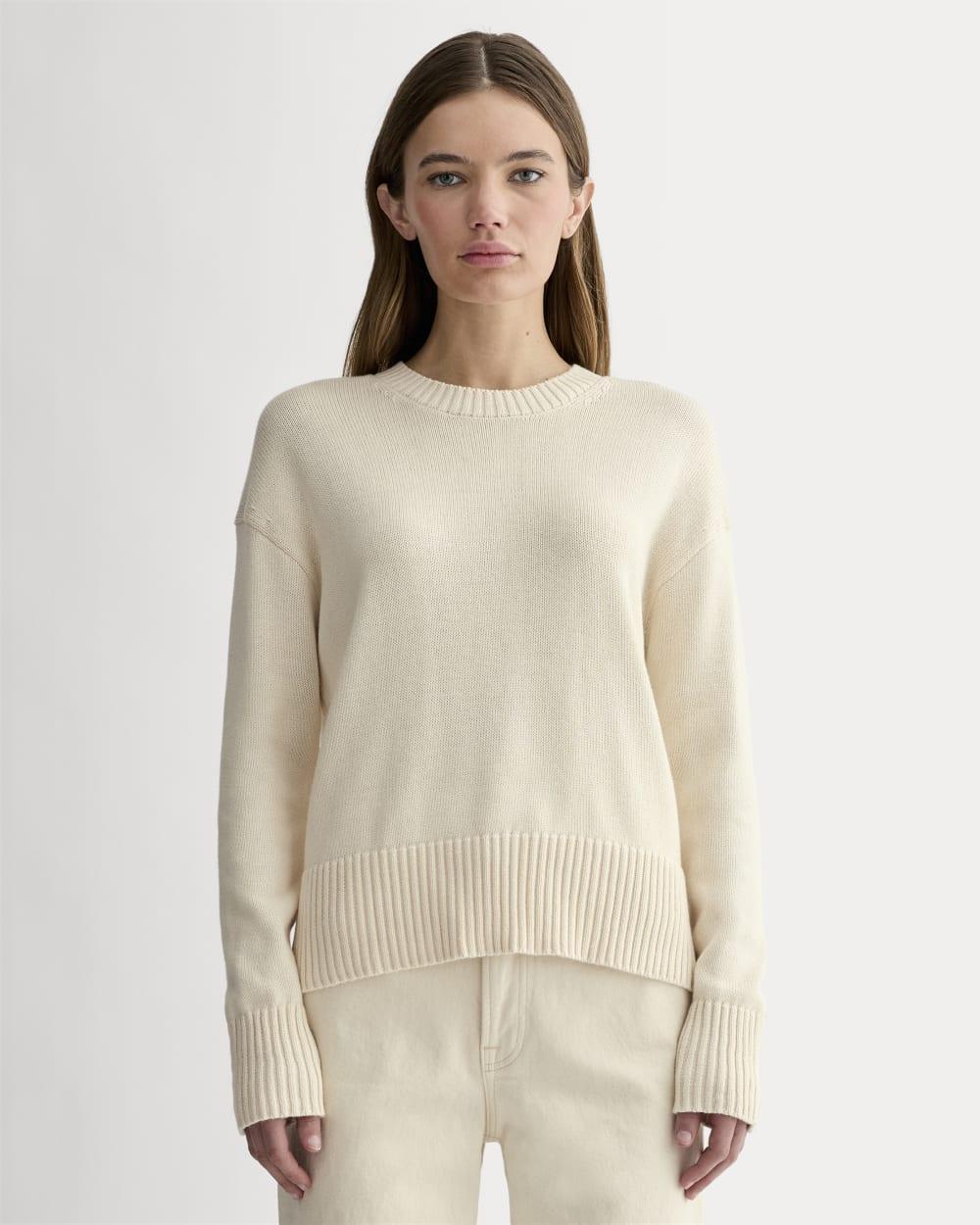 The Boxy Sweater in Everyday Cotton | Canvas by EVERLANE