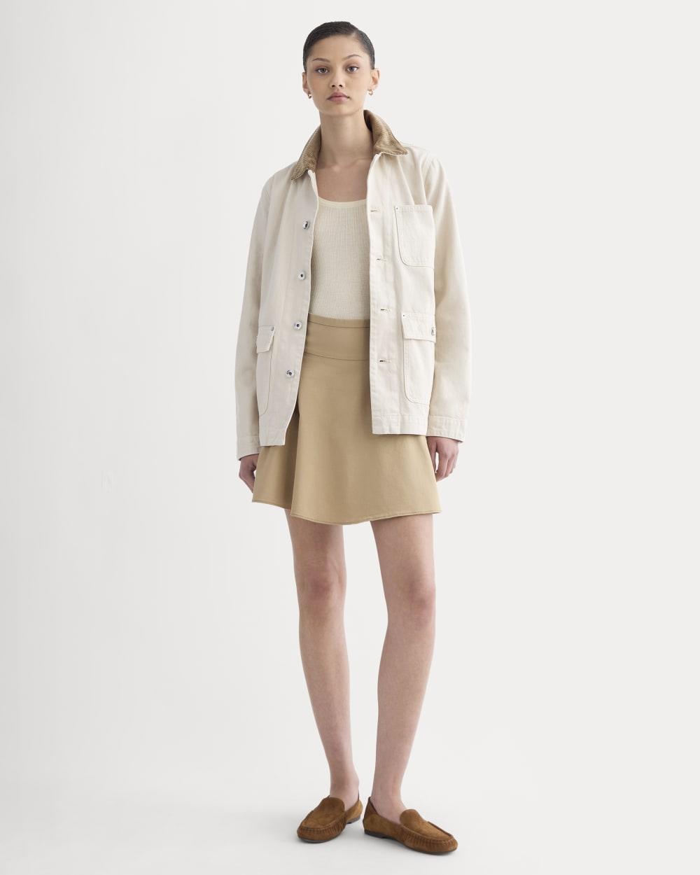 The Circle Mini Skirt | Warm Trench by EVERLANE