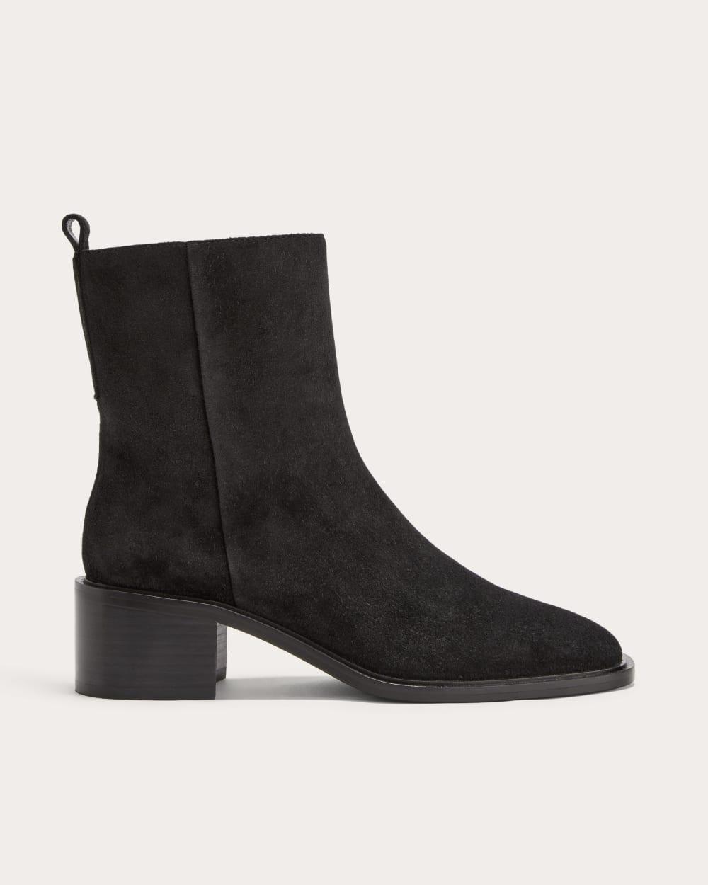 The City Boot | Black Suede by EVERLANE