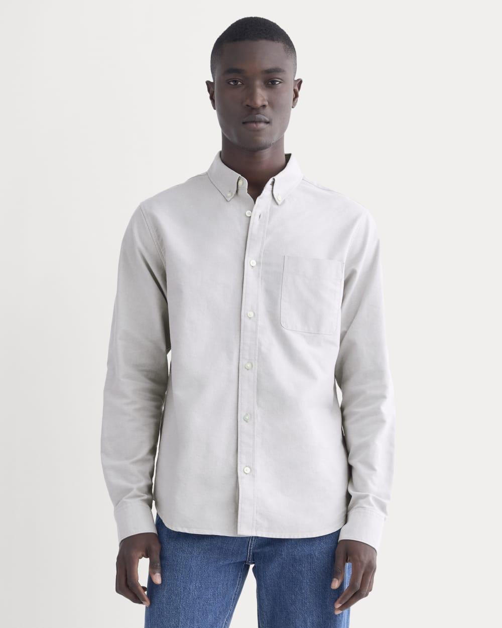 The Classic Oxford Shirt | Grey | Standard by EVERLANE