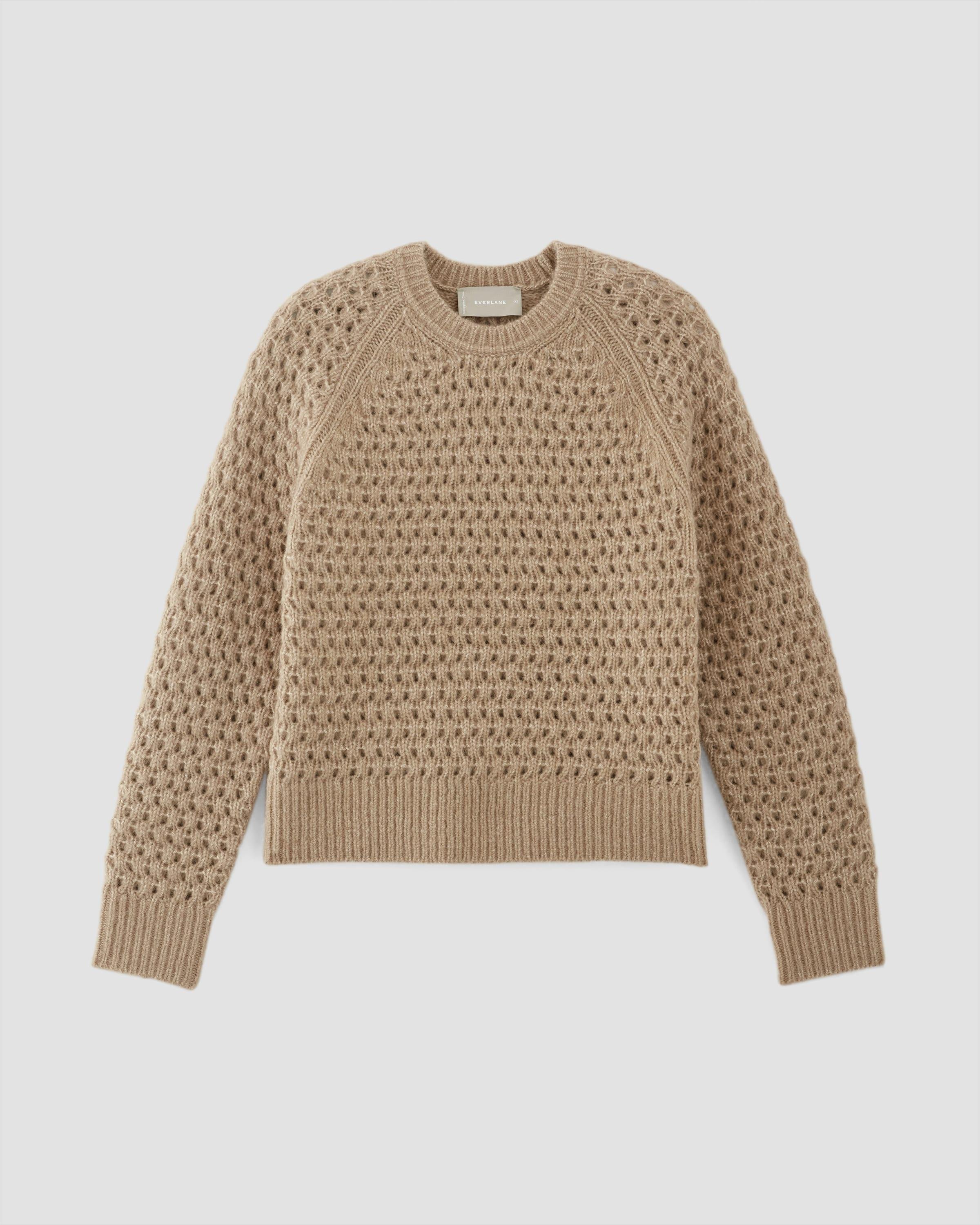 The Cloud Oversized Textured Crew by EVERLANE