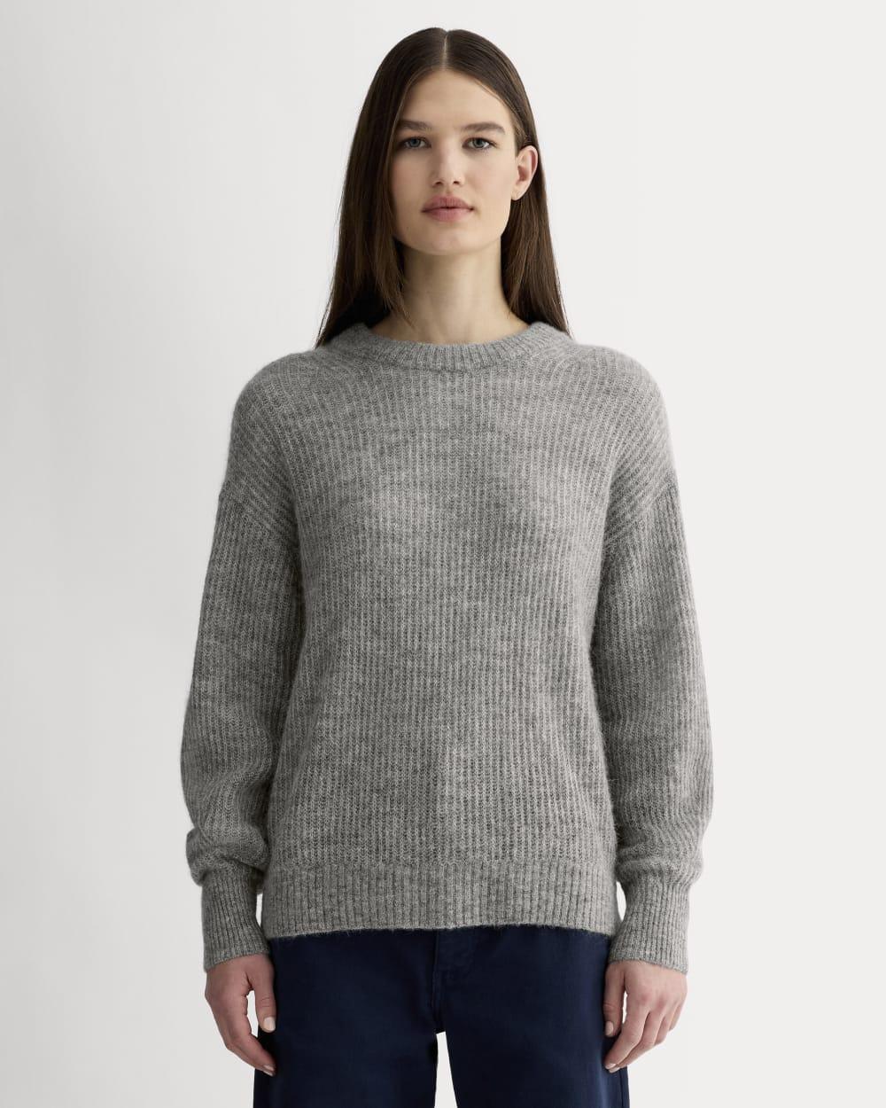 The Cocoon Crew in Alpaca | Heather Stone Grey by EVERLANE