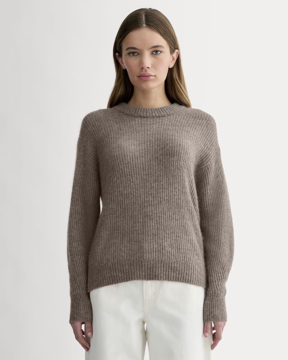 The Cocoon Crew in Alpaca | Taupe Melange by EVERLANE