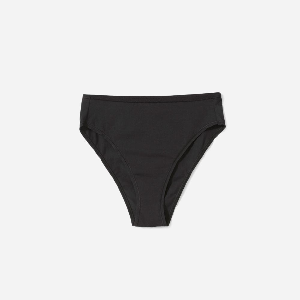 The Cotton High-Rise Bikini | Black by EVERLANE