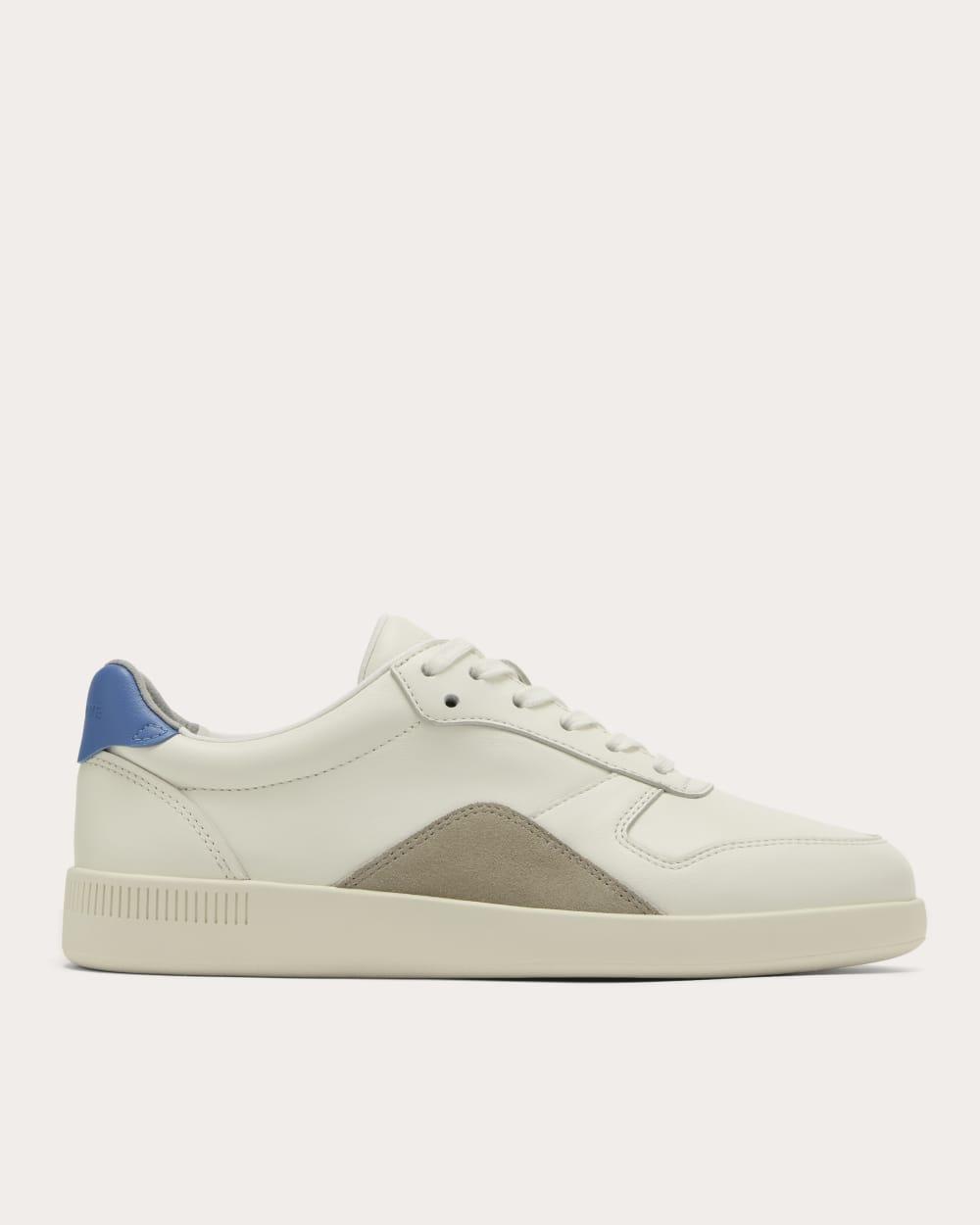 The Court Sneaker | Canvas Tan / Bluebell / Trench Coat by EVERLANE