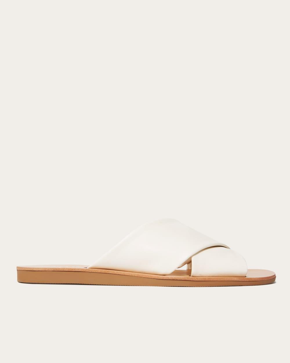 The Day Crossover Sandal | Cream by EVERLANE