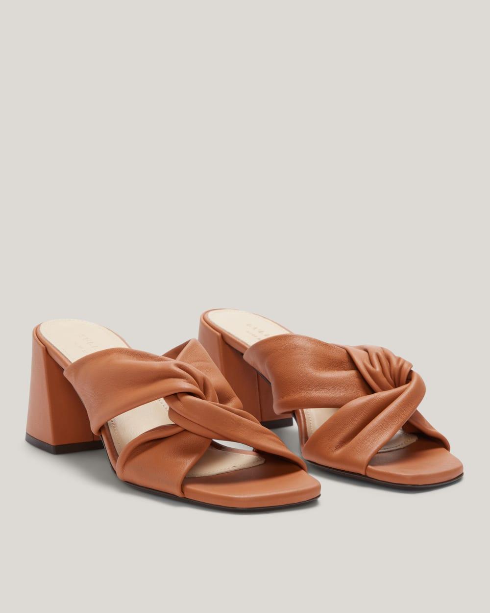 The Day Twist Heel | Desert Tan / Tan Lining by EVERLANE The Day Twist Heel | Desert Tan / Tan Lining by EVERLANE