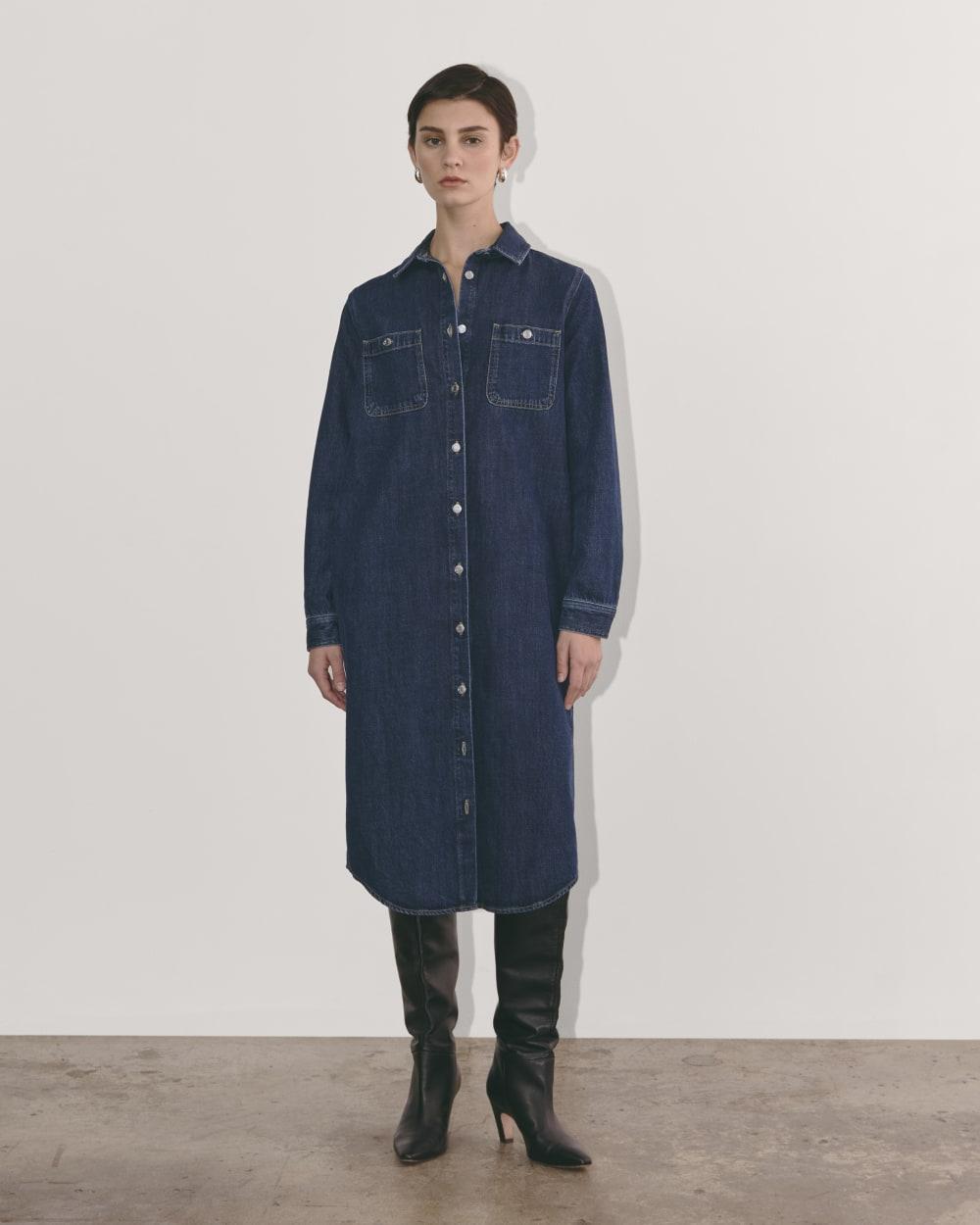 The Denim Shirtdress | Indigo by EVERLANE