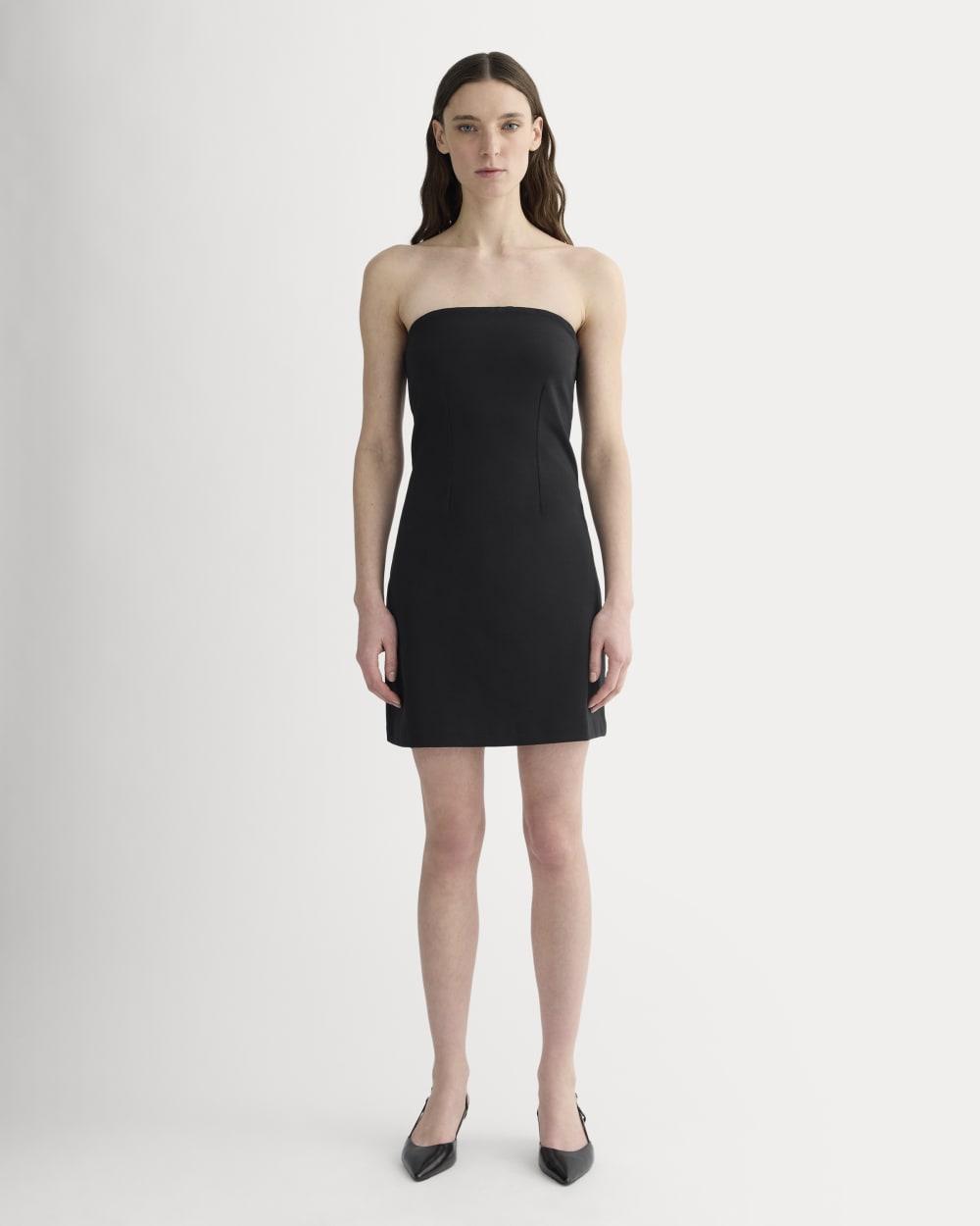 The Dream Strapless Mini Dress | Black by EVERLANE