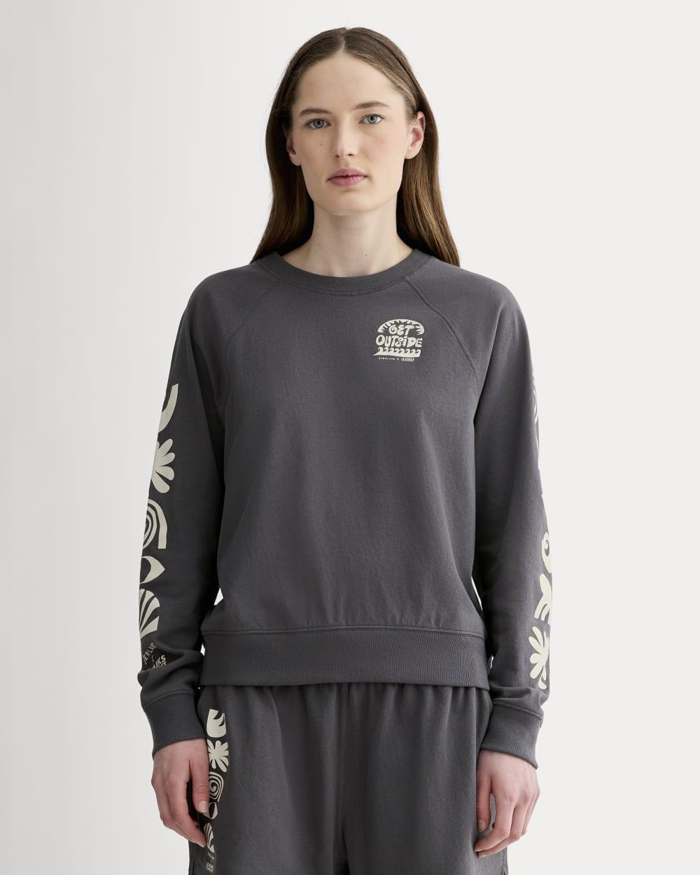 The Everlane x Parks Project Off-Duty Long-Sleeve Tee | Forged Iron / Natural by EVERLANE