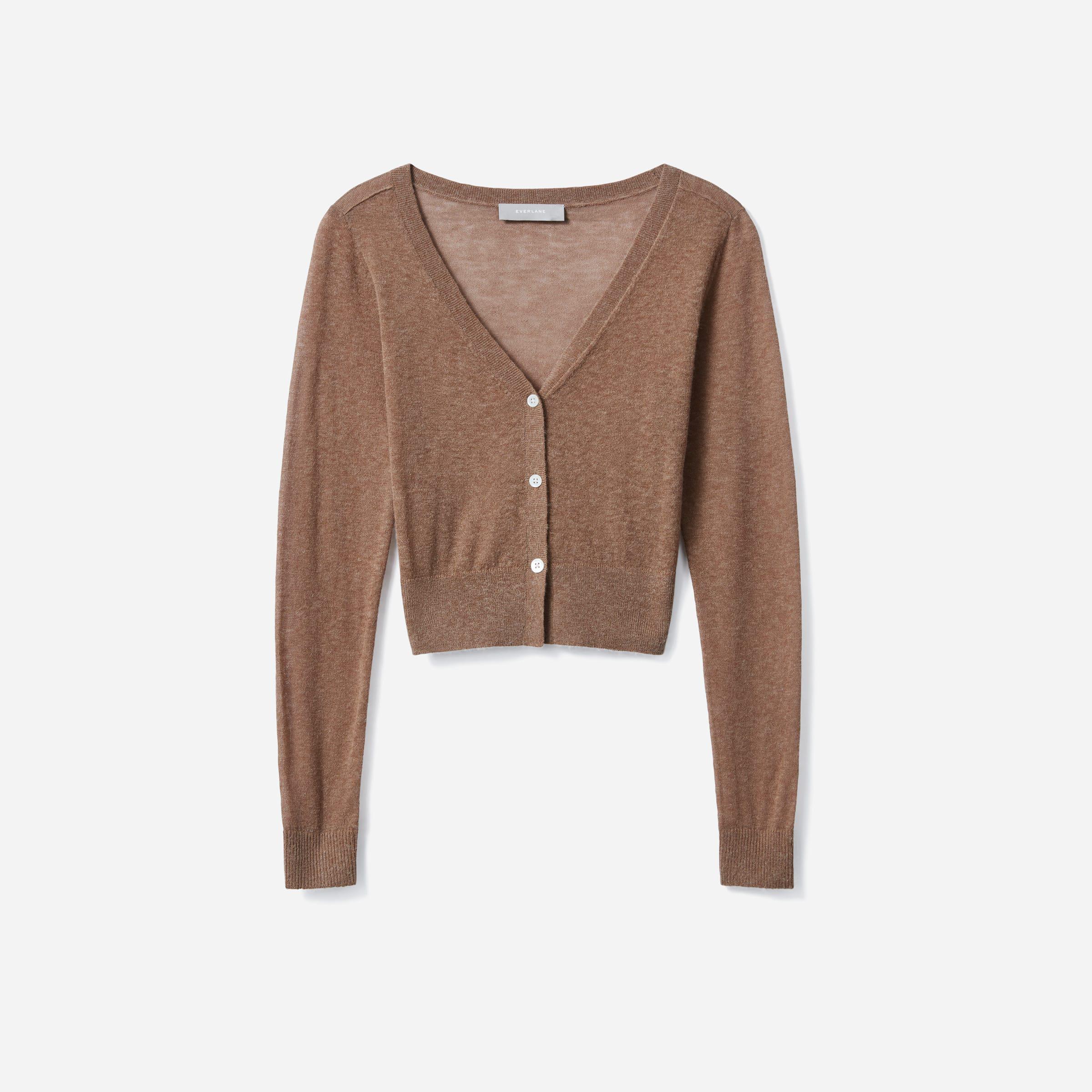 The Featherweight Alpaca Cardigan by EVERLANE