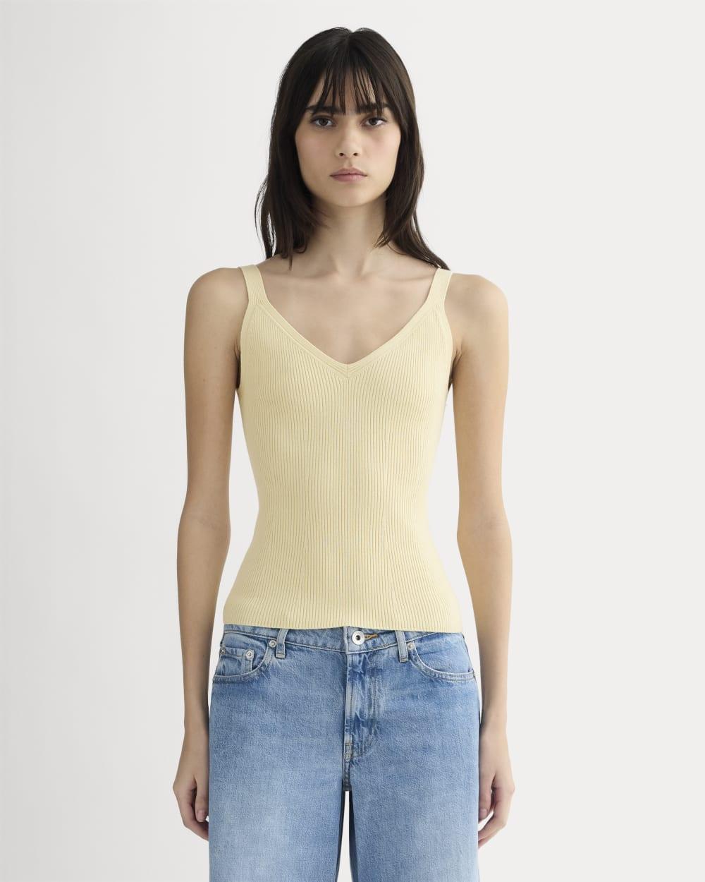 The Fine Knit Cami | Banana Crepe by EVERLANE