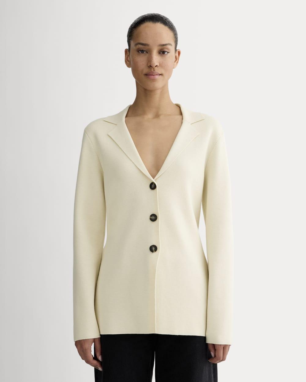 The Knit Blazer | Birch by EVERLANE