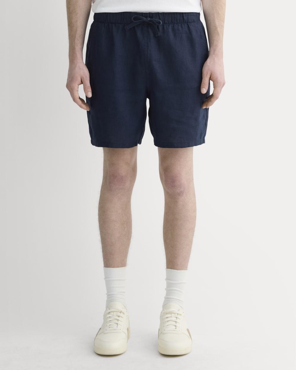 The Linen Easy Short | Navy by EVERLANE