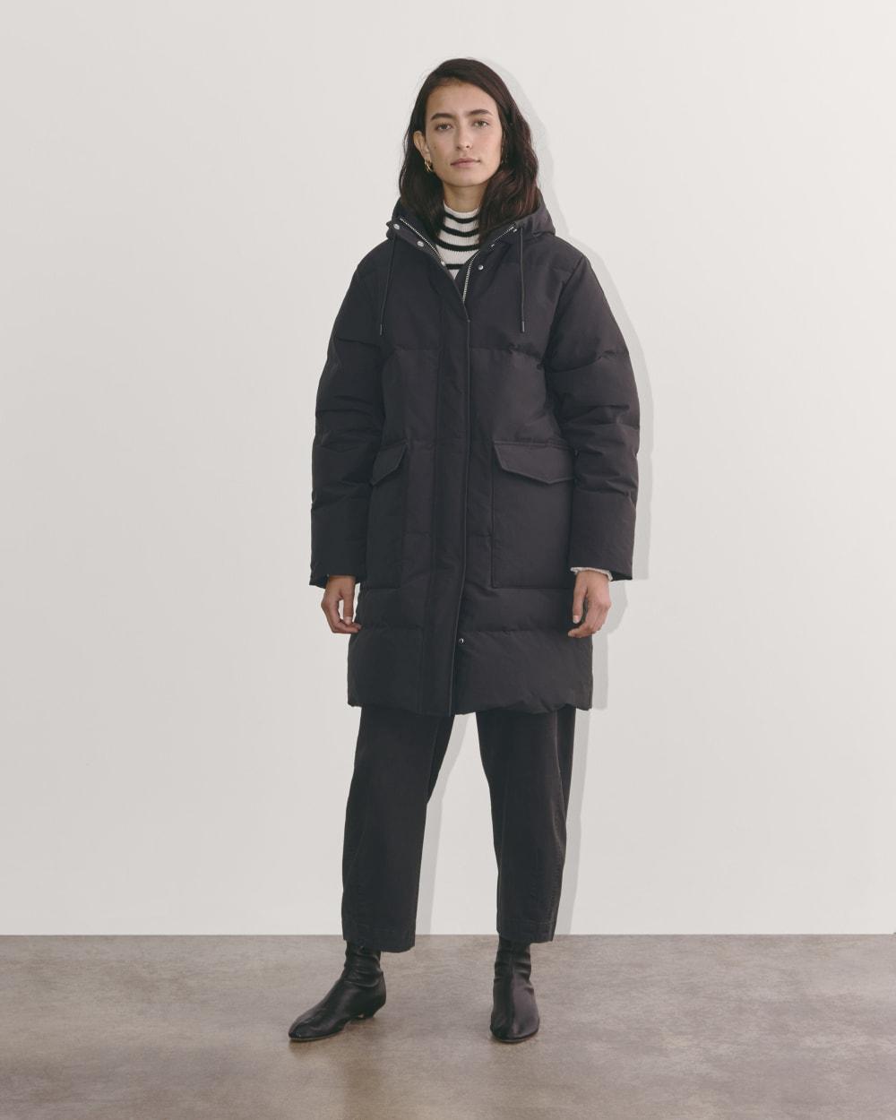 The Long Puffer | Black by EVERLANE
