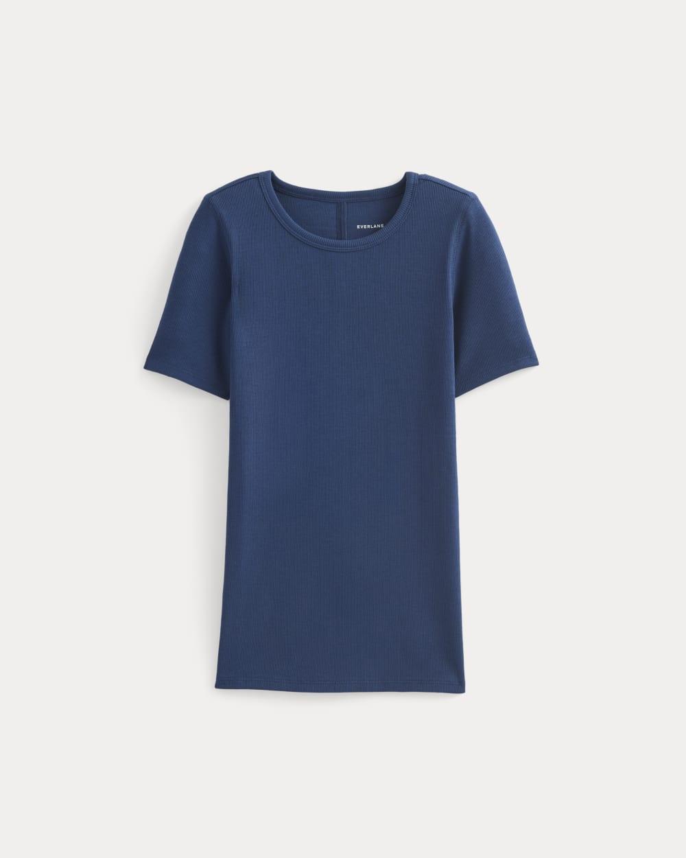 The Luxe Rib Crew | Estate Blue by EVERLANE