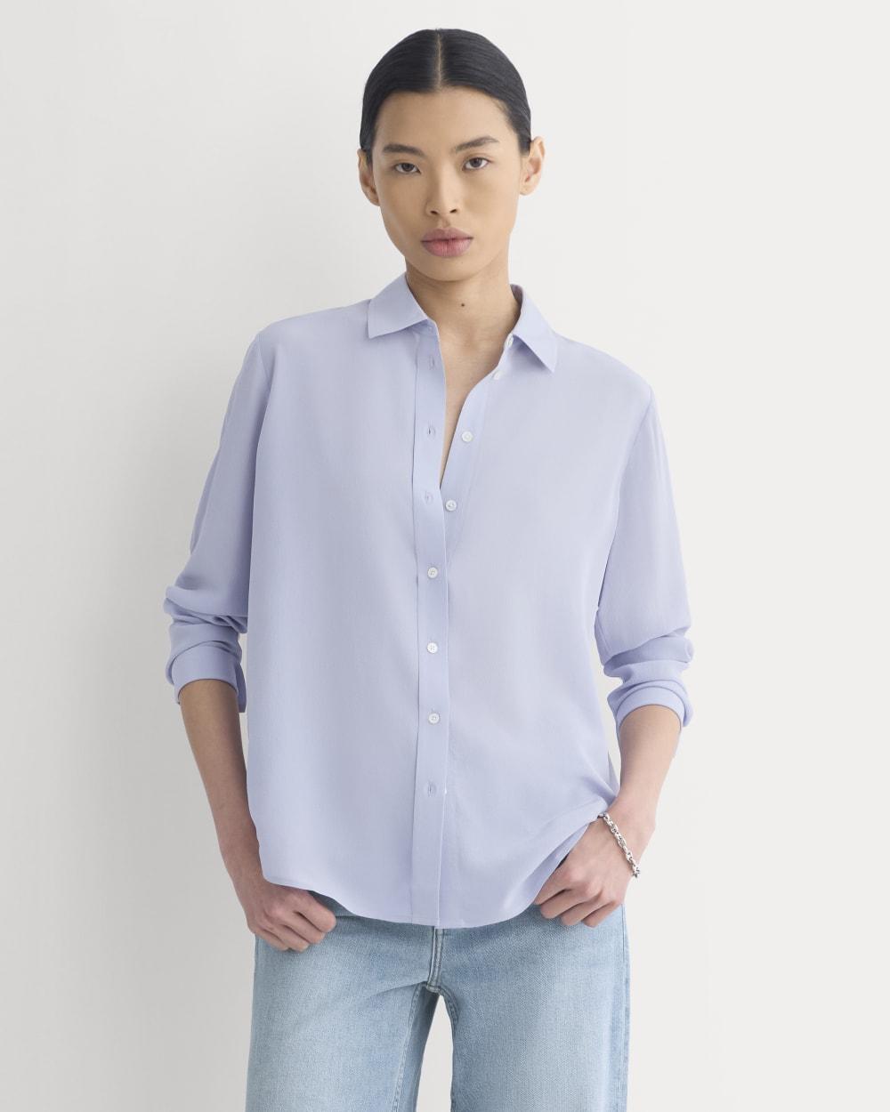 The Must-Have Shirt in Washable Silk | Aleutian by EVERLANE