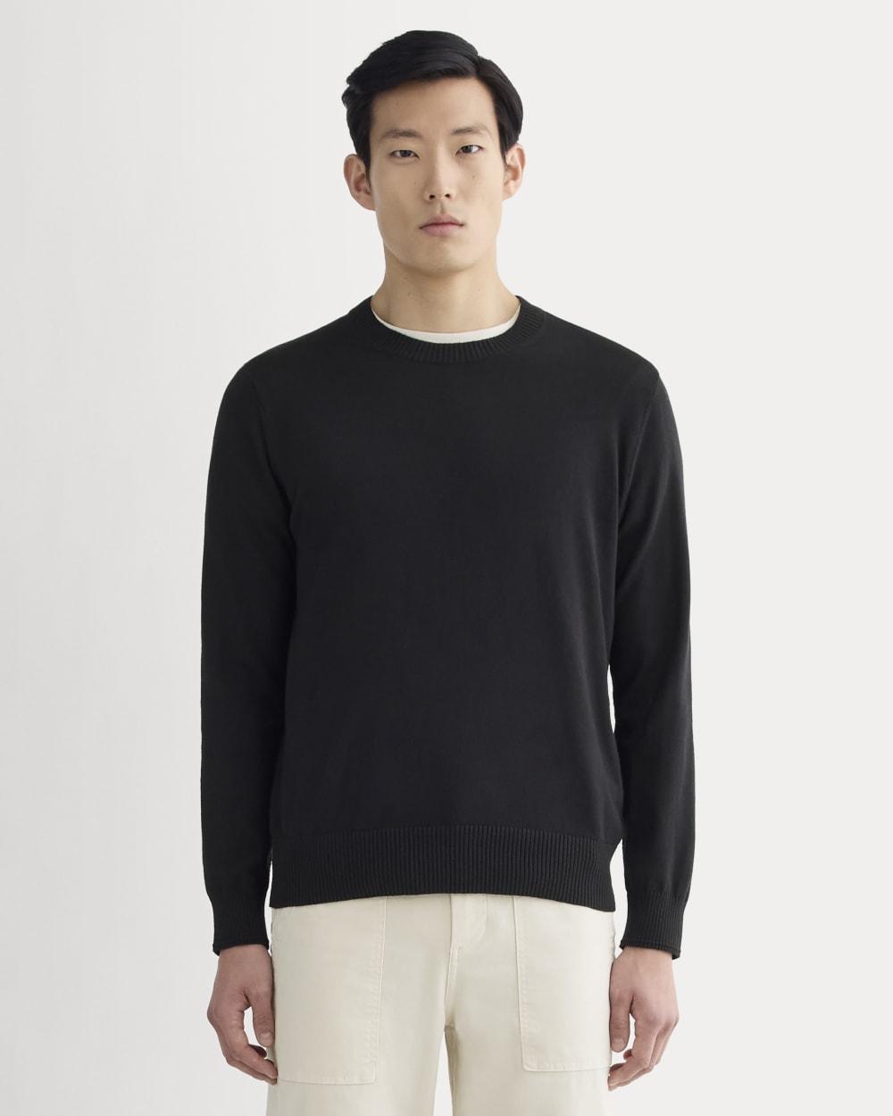 The No-Sweat Sweater | Uniform | Black by EVERLANE