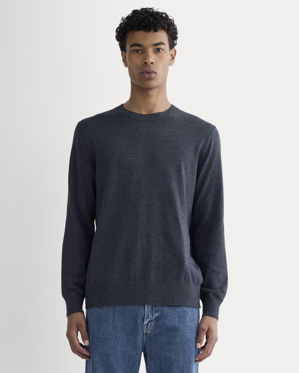 The No-Sweat Sweater | Uniform | Heathered Ash by EVERLANE