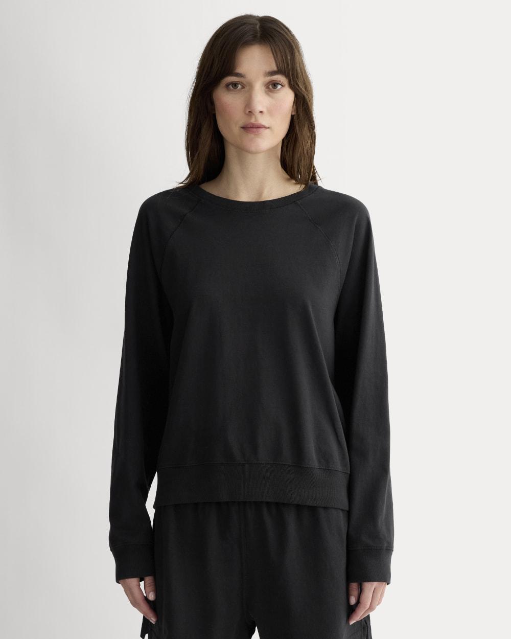 The Off-Duty Long-Sleeve Tee | Black by EVERLANE